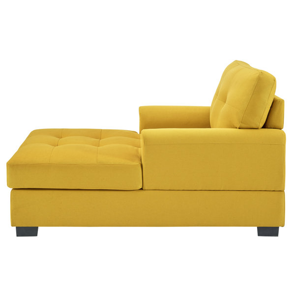 Red Barrel Studio® Glenvar Upholstered Chaise Lounge & Reviews Wayfair